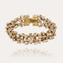 Bracelet Trevise double doré
