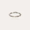 Bracelet Trevise finition rhodium