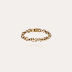 Bracelet Trévise strass doré