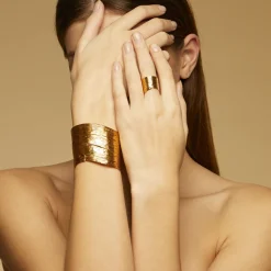 Bracelet Wave doré