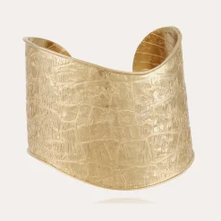 Bracelet Wild manchette doré