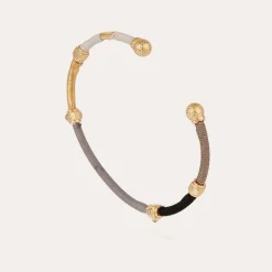 Bracelet Zanzifull jonc strass doré