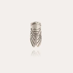 Broche Cigale argentée