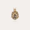Broche Coccinelle grand modèle dorée