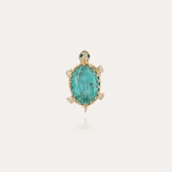 Broche Tortue dorée