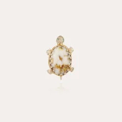 Broche Tortue dorée