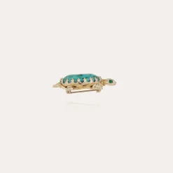 Broche Tortue dorée