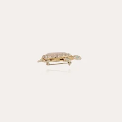 Broche Tortue dorée