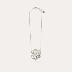 Collier Arabesque grand modèle argenté