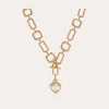 Collier Belem Siena doré - Nacre blanche