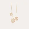 Collier Gilot grand modèle doré - Nacre blanche