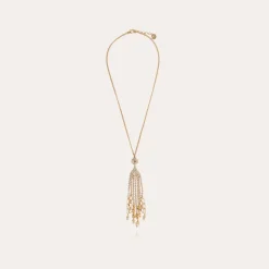 Collier Grace strass doré