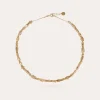 Collier Kali strass doré