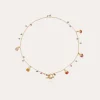 Collier Lucce Serti doré