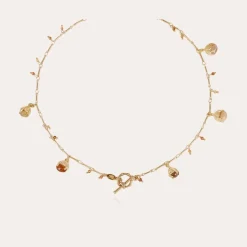 Collier Lucce Serti doré