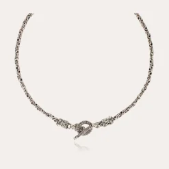 Collier Maglia argenté