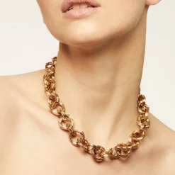 Collier Maille Ariane doré