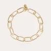 Collier Maille Ovale grand modèle doré