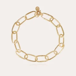 Collier Maille Ovale grand modèle doré