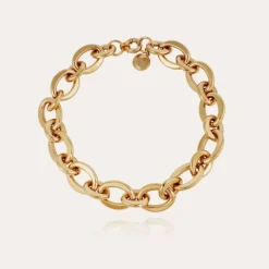 Collier Maille Ovale moyen modèle doré