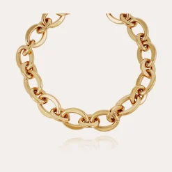 Collier Maille Ovale moyen modèle doré