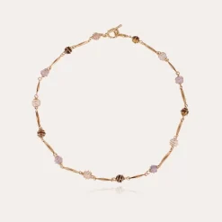 Collier Perla Serti doré
