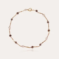 Collier Perla Serti doré