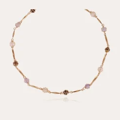 Collier Perla Serti doré