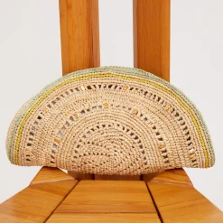 Pochette Sol raphia