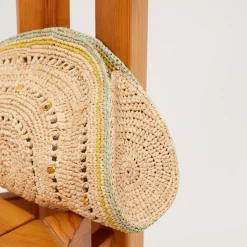 Pochette Sol raphia
