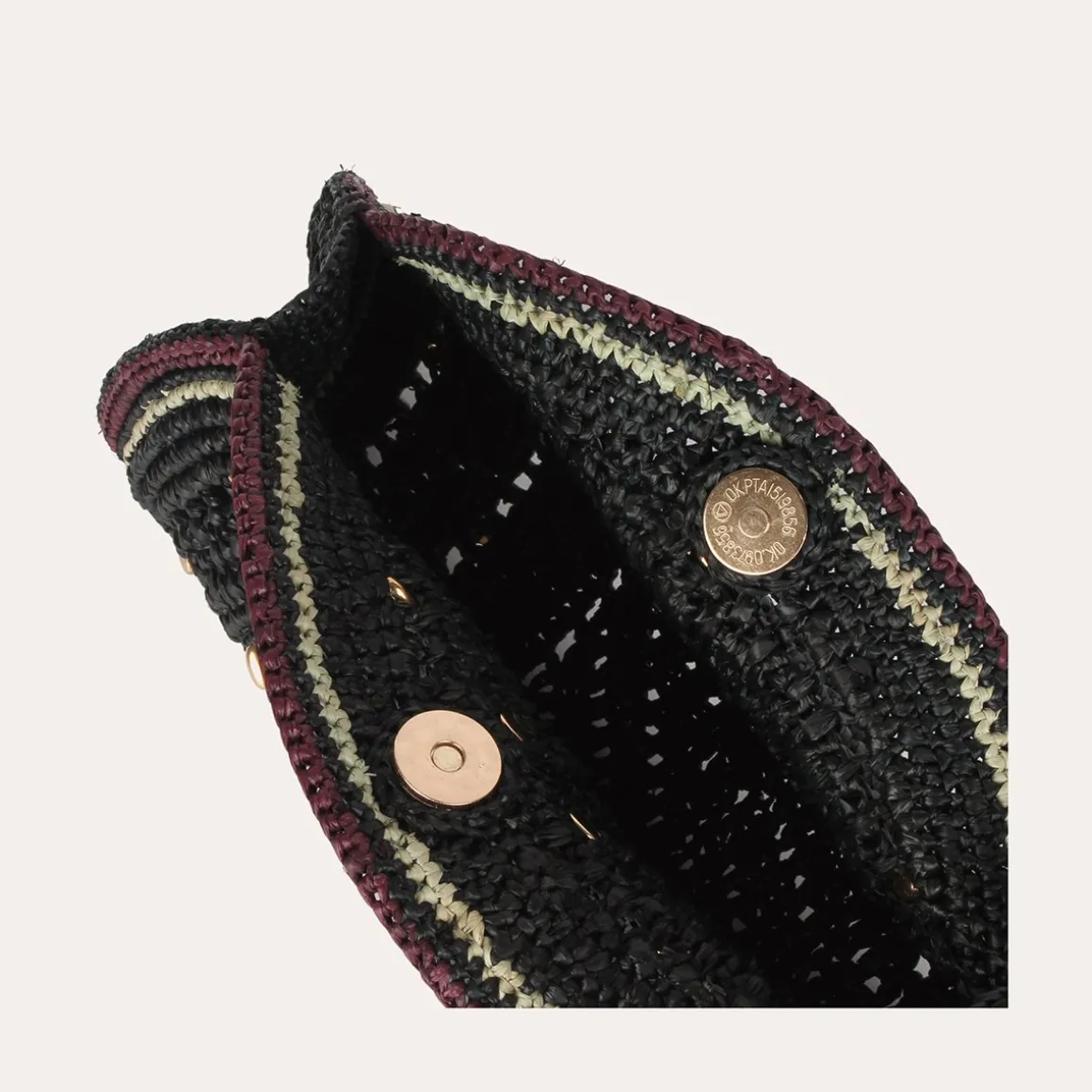 Pochette Sol raphia
