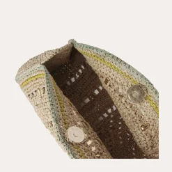 Pochette Sol raphia