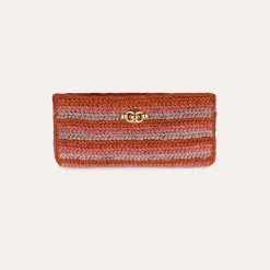 Pochette Uptown raphia