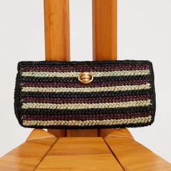 Pochette Uptown raphia