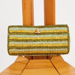 Pochette Uptown raphia