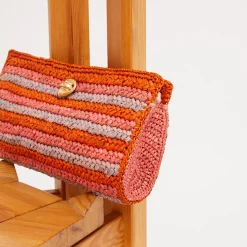Pochette Uptown raphia