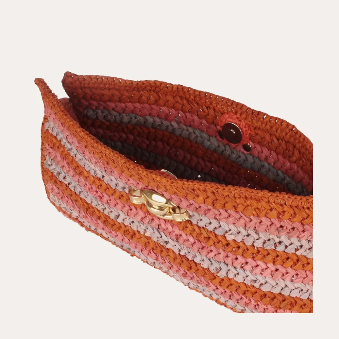 Pochette Uptown raphia