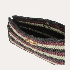 Pochette Uptown raphia