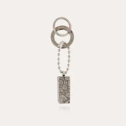 Porte-clés Cage Bozart argenté
