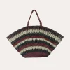 Sac panier XL raphia